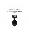 sexy bijoux anal forme cœur noir